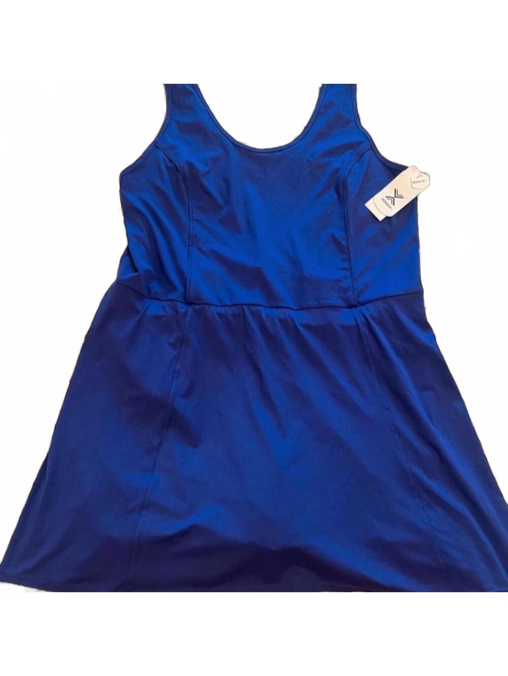 Xersion Deep purplish blue athletic dress 1x